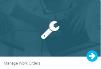 Manage Work Orders homepage button